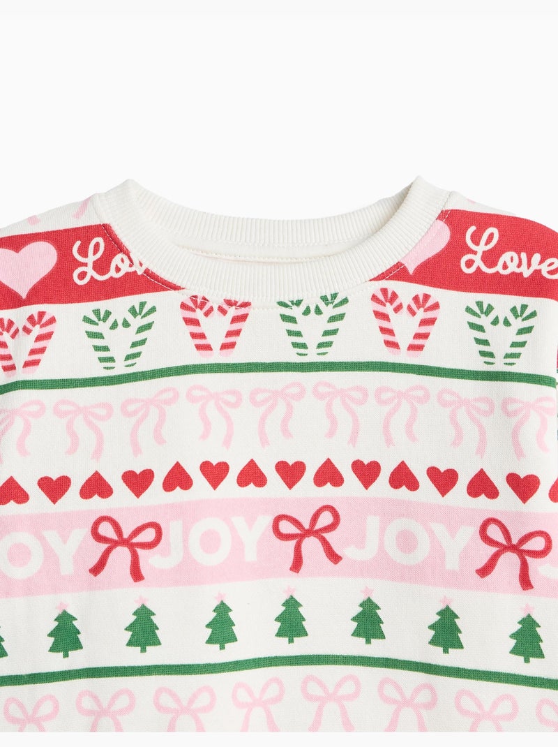 Sweat de noël, mo fashion Blanc - Kiabi