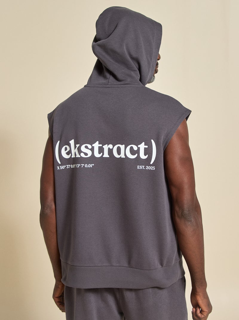 Sweat de sport sans manches - (ekstract) Gris - Kiabi