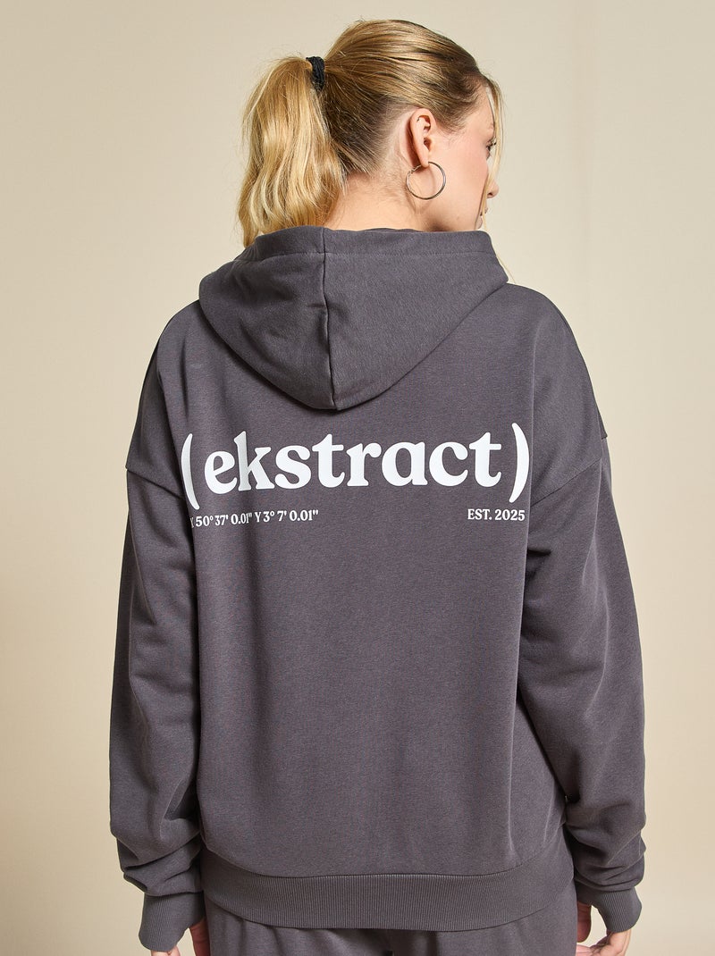 Sweat de sport unisexe - (ekstract) Gris - Kiabi