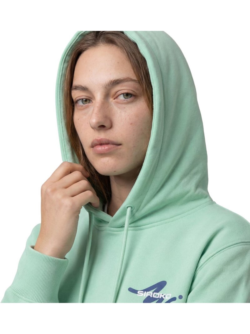 Sweat de tennis à capuche femme tennis femme newport-w light Vert - Kiabi