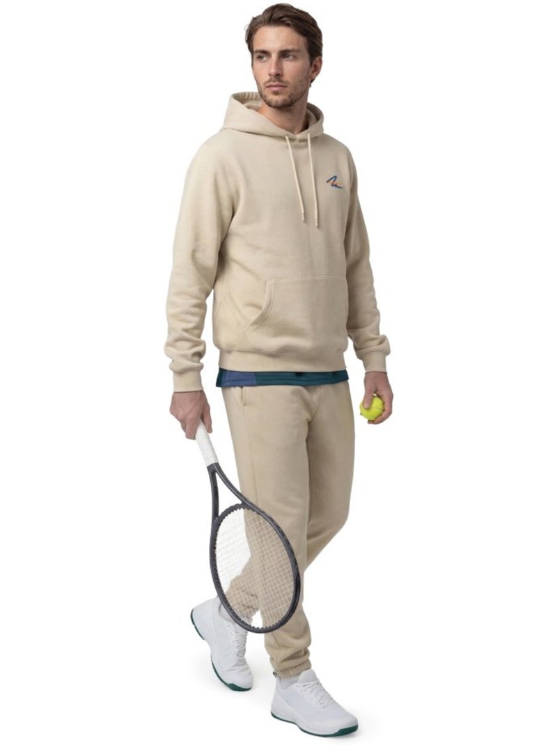Sweat de tennis à capuche homme tennis homme newport Beige - Kiabi
