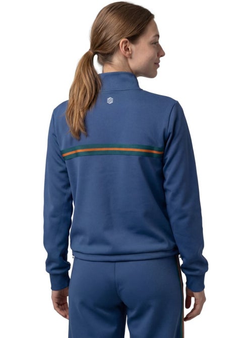 Sweat de tennis demi-zip femme tennis femme tiebreak-w navy - Kiabi