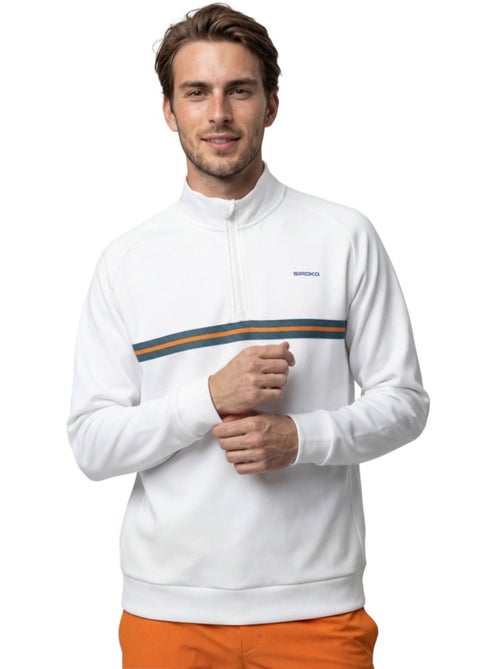 Sweat de tennis demi-zip homme tennis homme tiebreak - Kiabi