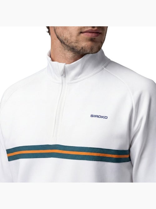 Sweat de tennis demi-zip homme tennis homme tiebreak - Kiabi