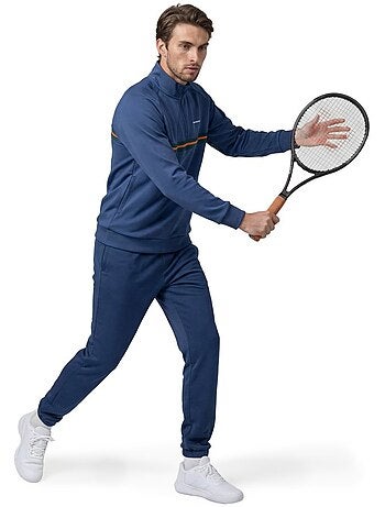 Sweat de tennis demi-zip homme tennis homme tiebreak navy