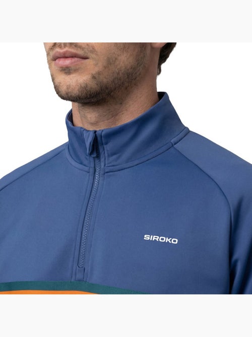 Sweat de tennis demi-zip homme tennis homme tiebreak navy - Kiabi