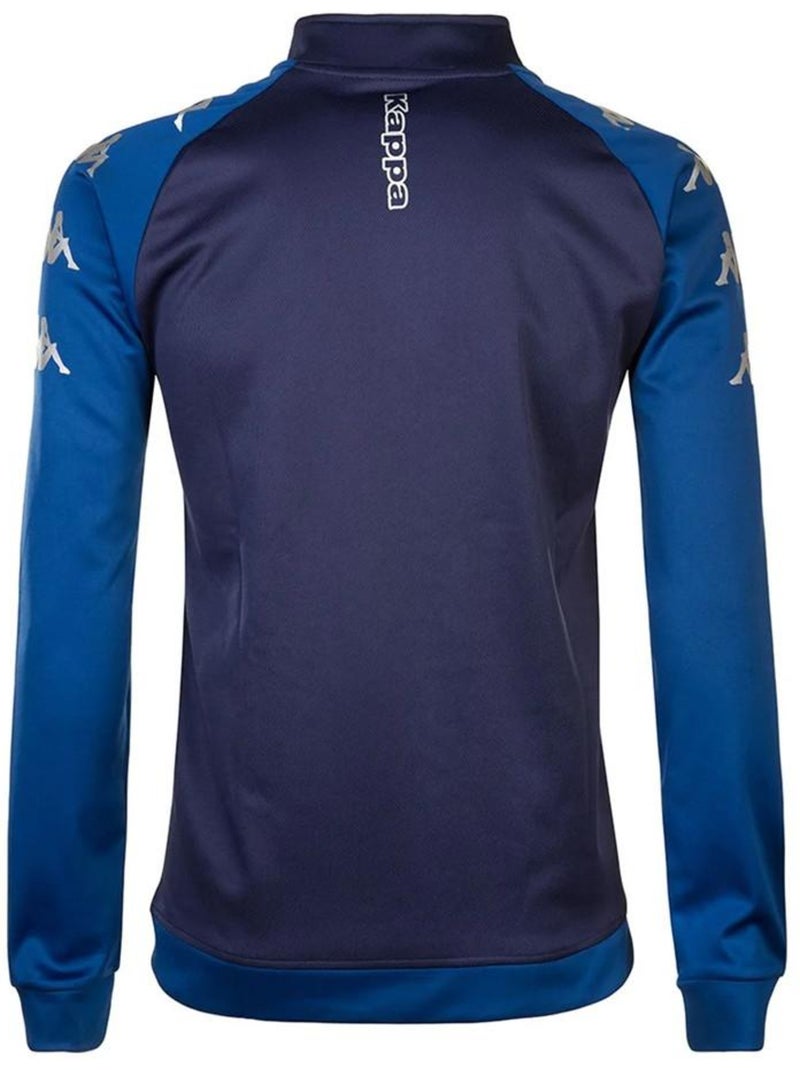 Sweat d'entrainement 1/2 zip homme kappa Bleu marine - Kiabi