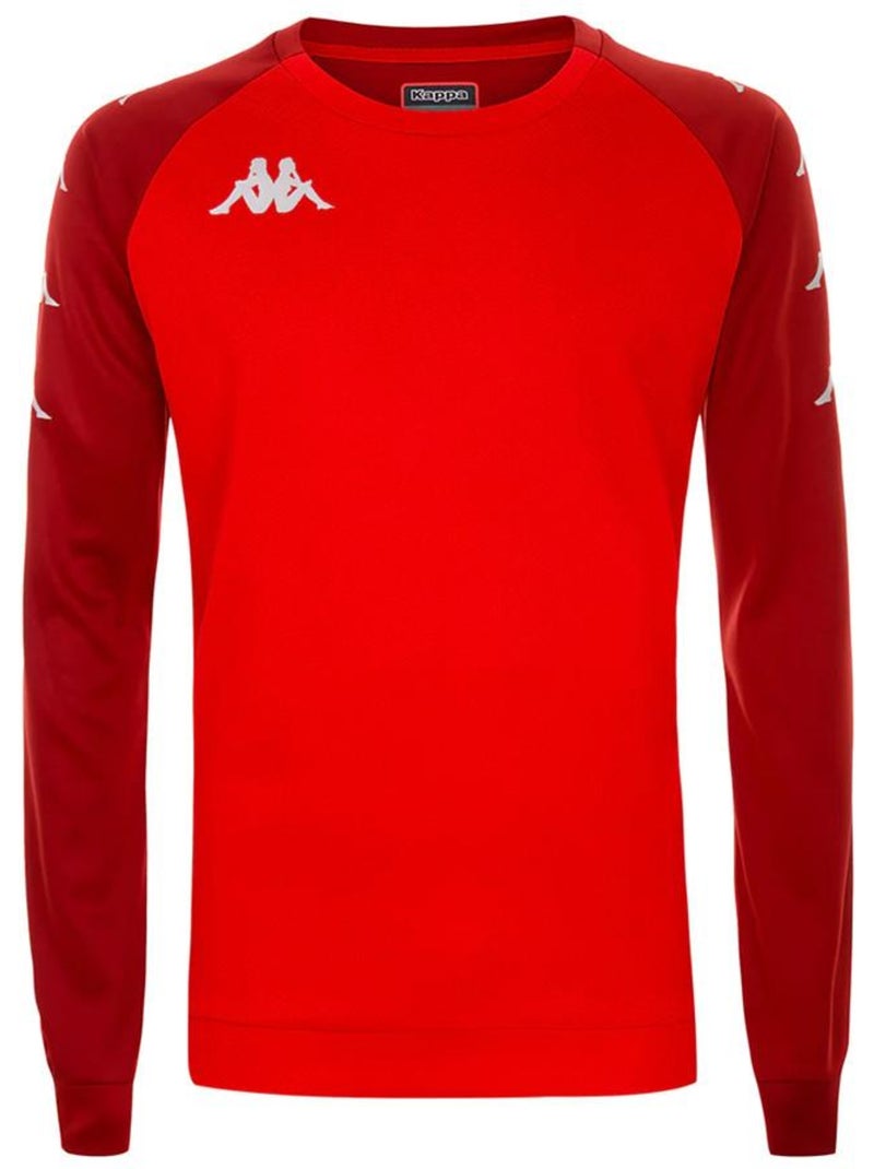 Sweat d'entrainement homme kappa Rouge - Kiabi