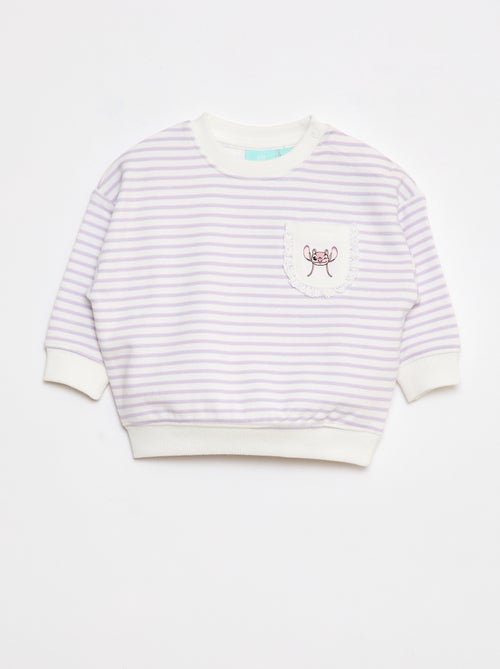 Sweat 'Disney' avec ouverture pressionnée à l'épaule - Kiabi