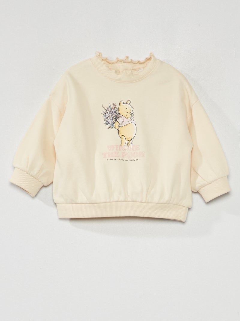 Sweat 'Disney' Ecru - Kiabi