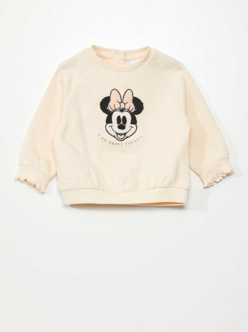 Sweat 'Disney' Ecru - Kiabi