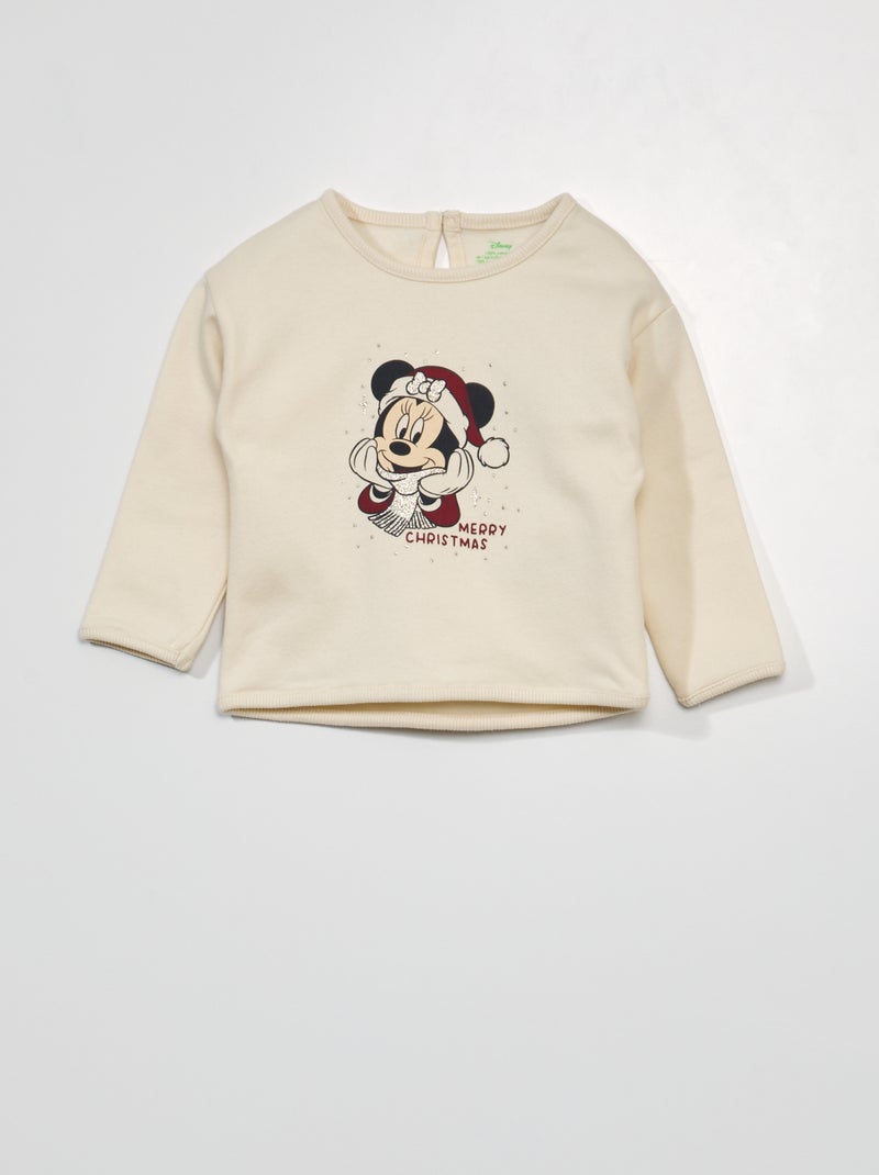 Sweat 'Disney' Ecru - Kiabi