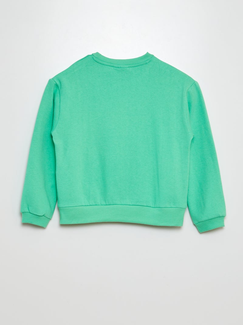 Sweat 'Disney' imprimé Vert - Kiabi