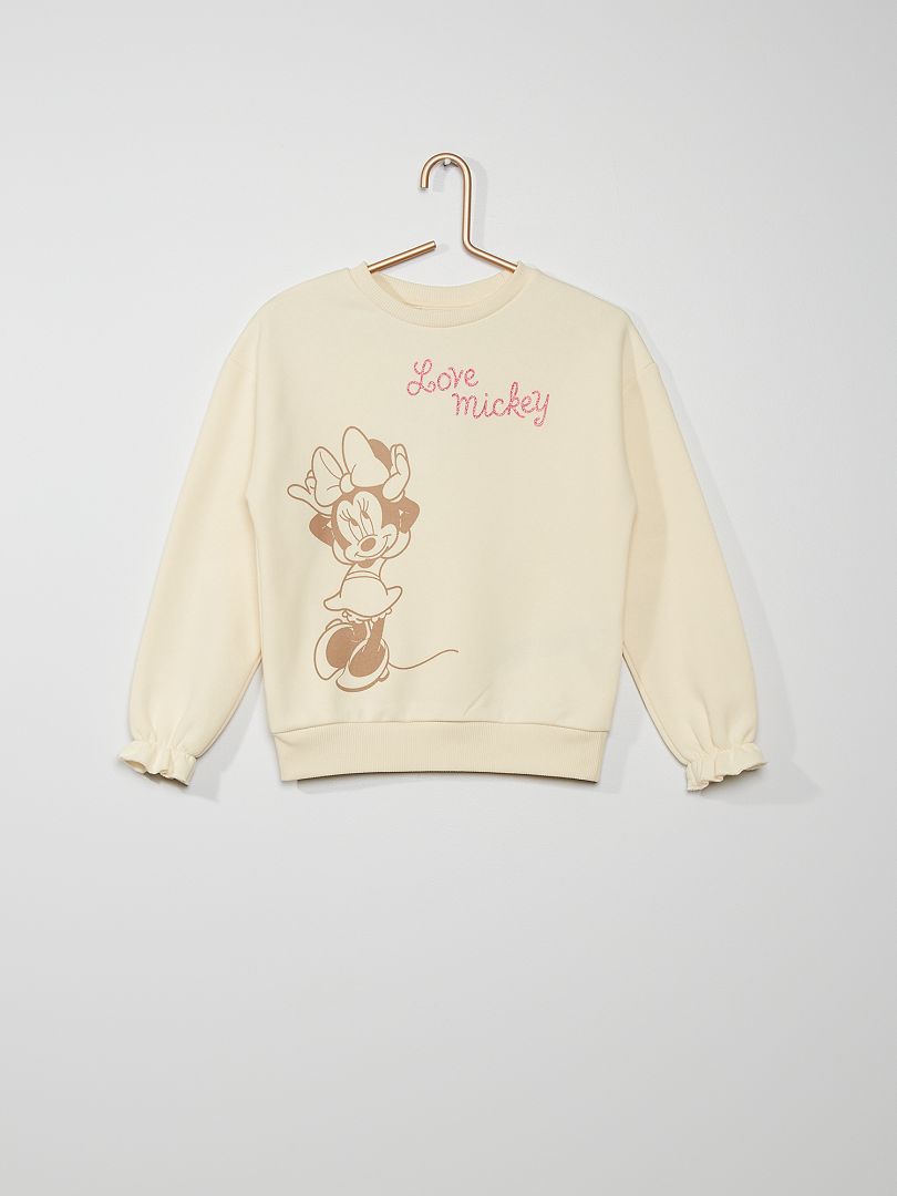 Sweat 'Disney' 'Minnie' beige - Kiabi