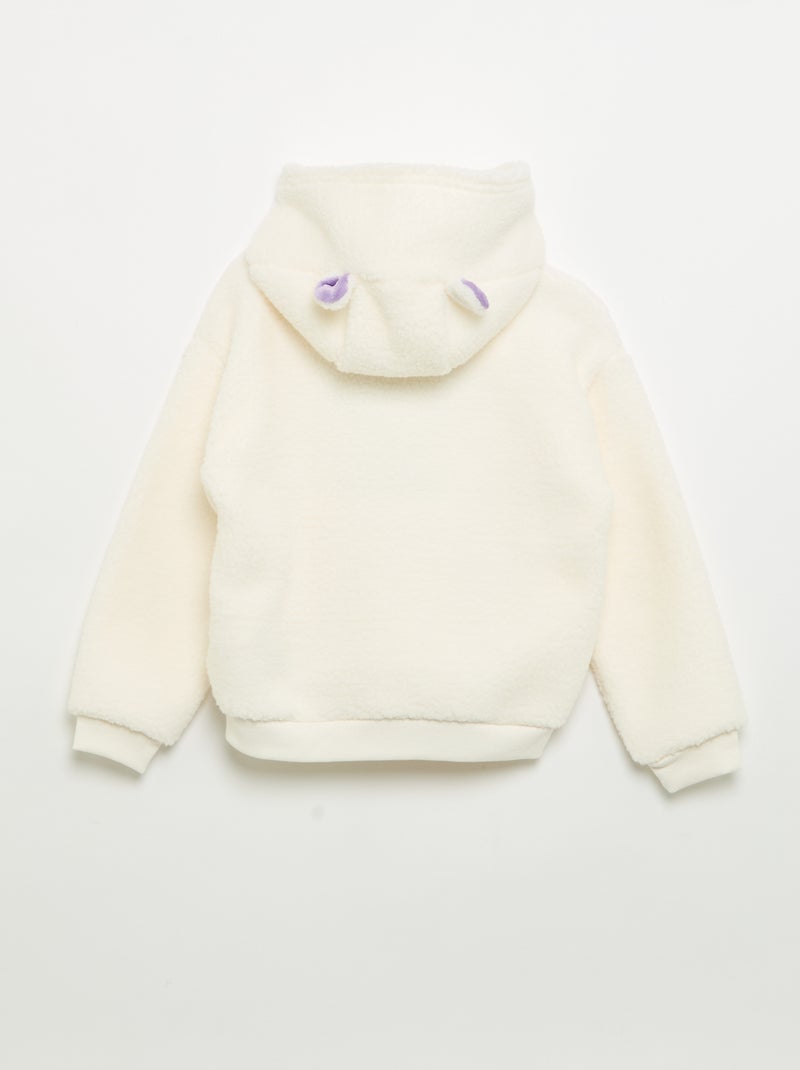 Sweat 'Disney' 'Stitch' à capuche Blanc - Kiabi