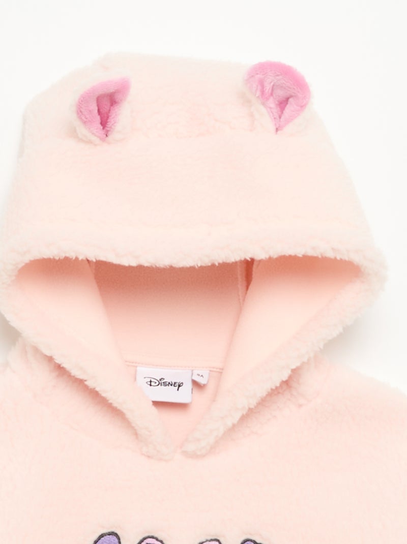 Sweat 'Disney' 'Stitch' à capuche Rose - Kiabi