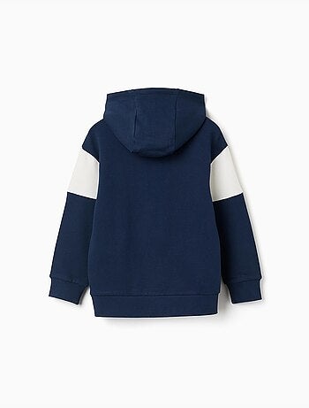 Sweat en coton avec capuche et imprimé spider-man