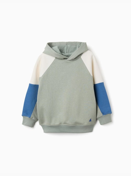 Sweat en coton avec capuche - Kiabi