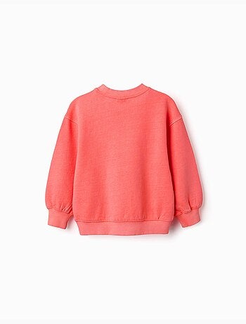 Sweat en coton avec épaules tombantes