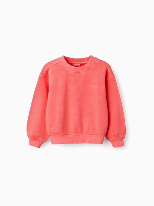 Sweat en coton avec épaules tombantes - Kiabi