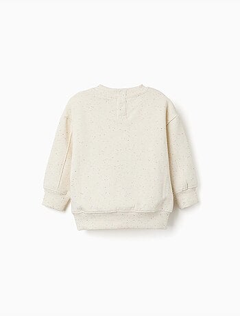 Sweat en coton avec fils colorés