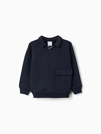 Sweat en coton avec grande poche