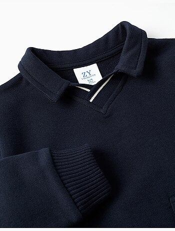 Sweat en coton avec grande poche