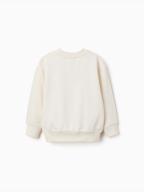 Sweat en coton avec imprimé abstrait - Kiabi