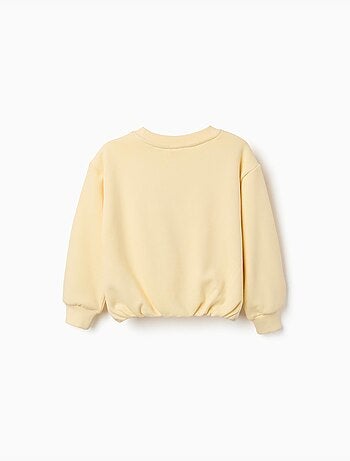Sweat en coton avec imprimé creativity