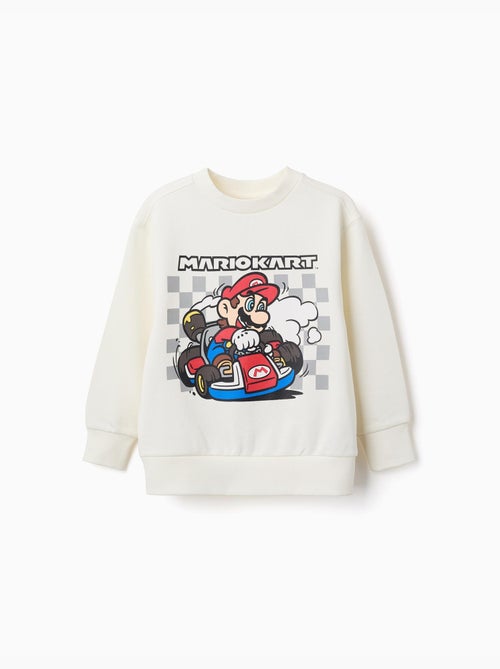 Sweat en coton avec imprimé Mario Kart - Kiabi