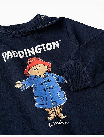 Sweat en coton avec imprimé paddington