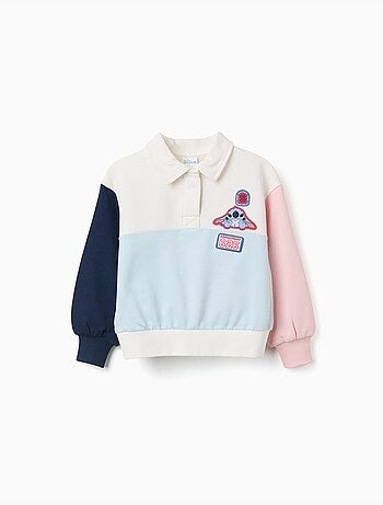 Sweat en coton avec imprimés stitch