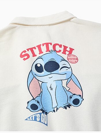 Sweat en coton avec imprimés stitch