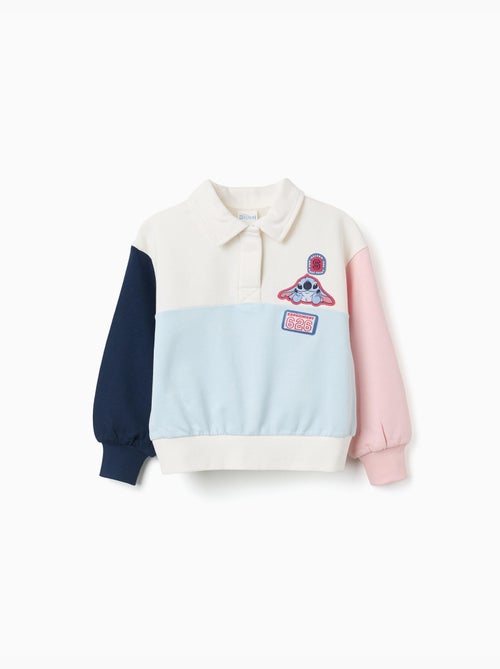 Sweat en coton avec imprimés stitch - Kiabi