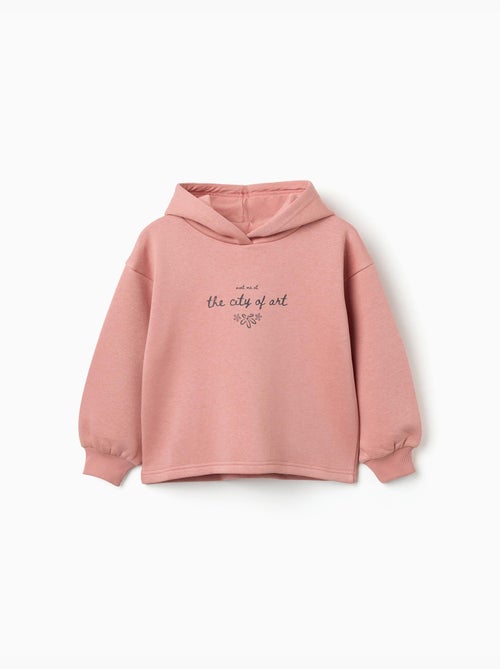 Sweat en coton peigné à capuche et imprimé city of art - Kiabi Sweat en coton peigné à capuche et imprimé city of art - Kiabi