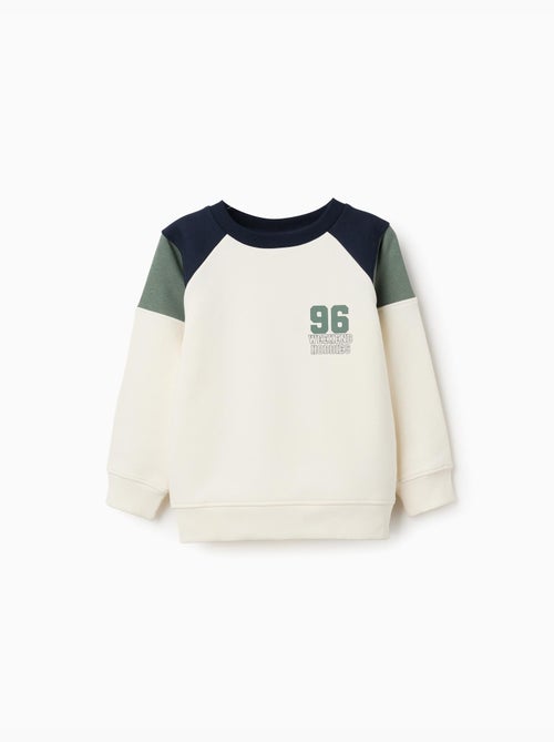 Sweat en coton peigné avec imprimé 96 - Kiabi Sweat en coton peigné avec imprimé 96 - Kiabi