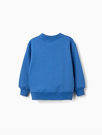 Sweat en coton peigné avec imprimé lenticulaire spider-man