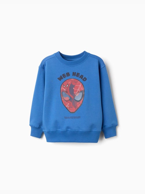 Sweat en coton peigné avec imprimé lenticulaire Spider-Man - Kiabi