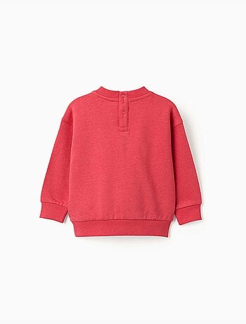 Sweat en coton peigné avec imprimé mickey