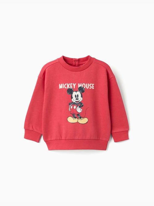 Sweat en coton peigné avec imprimé mickey - Kiabi Sweat en coton peigné avec imprimé mickey - Kiabi