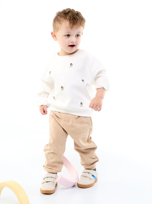 Sweat en French Terry avec broderies - Kiabi Sweat en French Terry avec broderies - Kiabi
