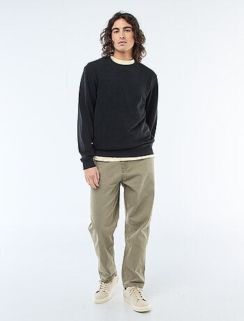 Sweat en maille nid d'abeilles