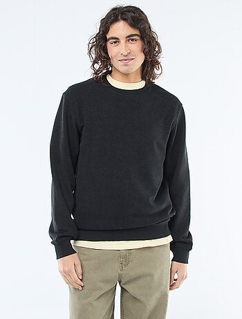 Sweat en maille nid d'abeilles