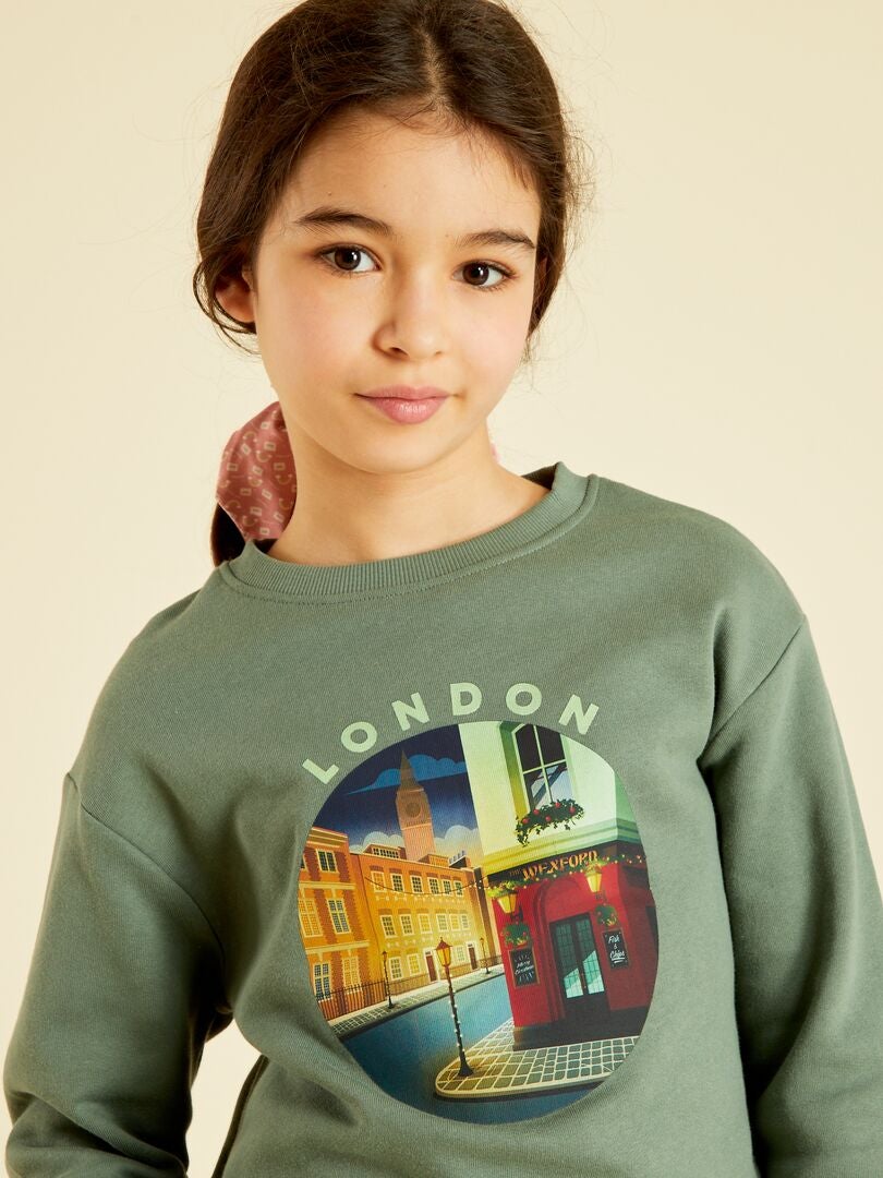Sweat à Capuche Zippé Enfant Compagnie De Californie - Style Décontracté, Taille 16 Ans