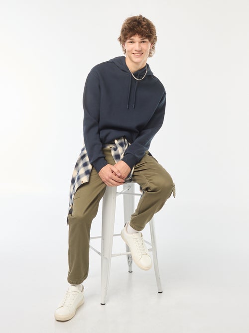 Sweat en molleton à capuche - Kiabi