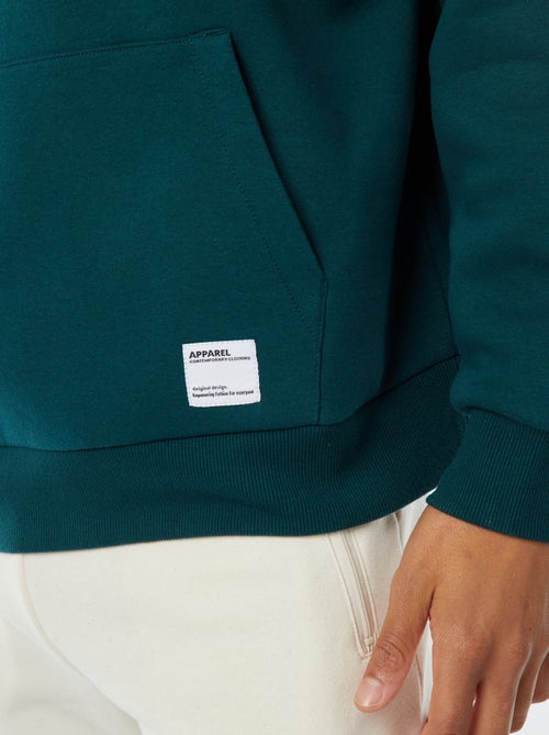 Sweat en molleton à capuche - Kiabi