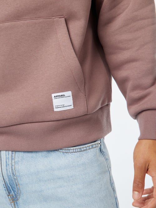 Sweat en molleton à capuche - Kiabi