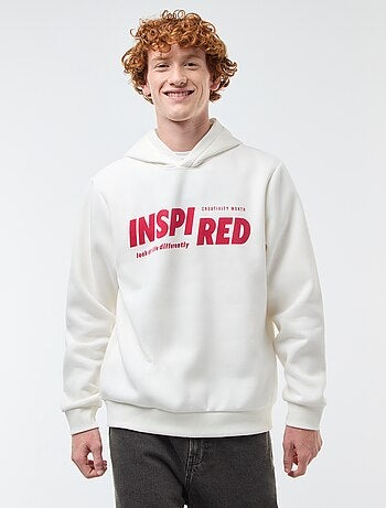 Sweat en molleton à imprimé