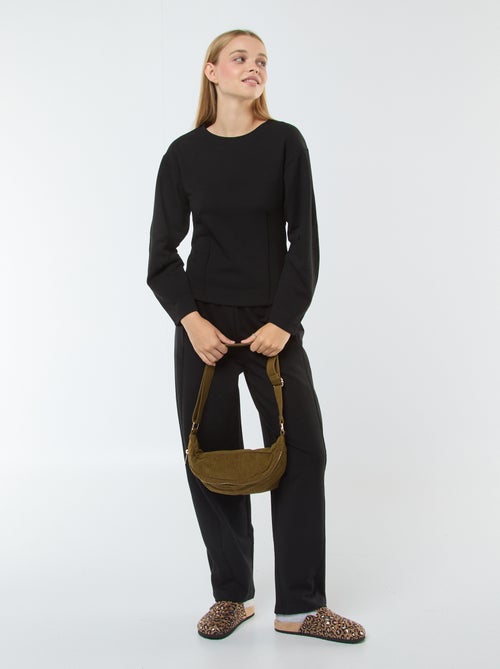 Sweat en molleton à manches longues - Kiabi