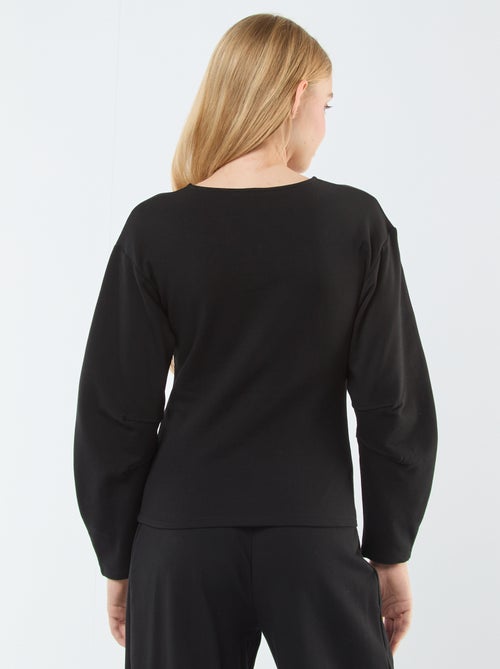 Sweat en molleton à manches longues - Kiabi